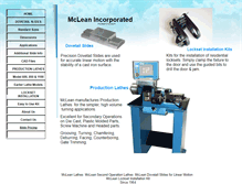 Tablet Screenshot of mcleaninc.com